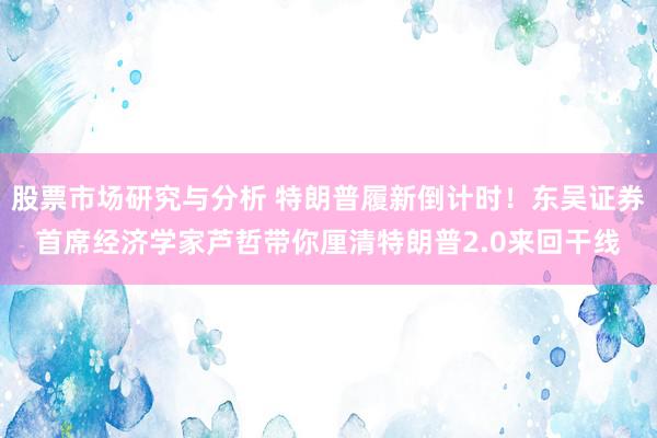 股票市场研究与分析 特朗普履新倒计时！东吴证券首席经济学家芦哲带你厘清特朗普2.0来回干线